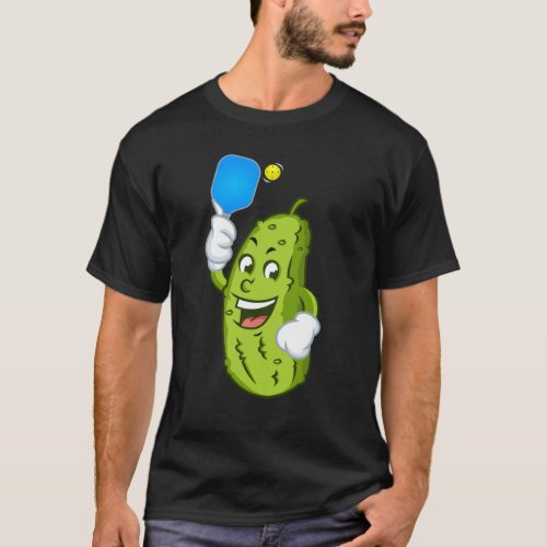 Funny Pickleball Pickel Humor Cucumber T_Shirt