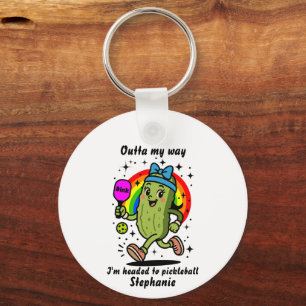 Funny Pickleball - Pickleball Humor Keychain