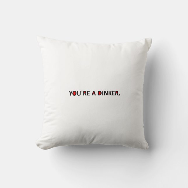 FUNNY PICKLEBALL PICKUP LINES THROW PILLOW (Front)