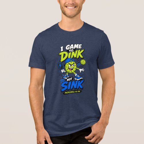 Funny Pickleball Player Design Tri-Blend Shirt