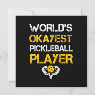 Funny Pickleball Player Paddle - Pickleballing & P