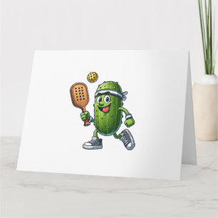 Funny Pickleball Player Paddleball Lover Card