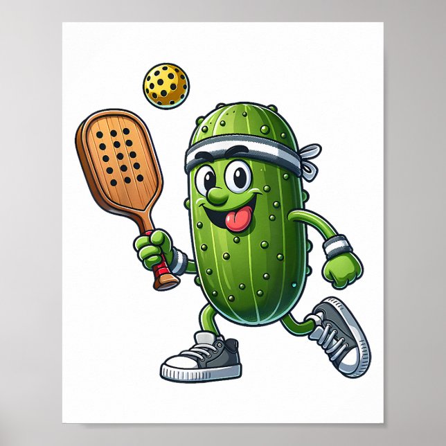 Funny Pickleball Player Paddleball Lover  Poster (Front)