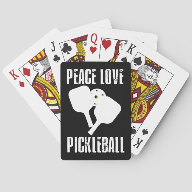 Funny Pickleball  Poker Cards (Back)