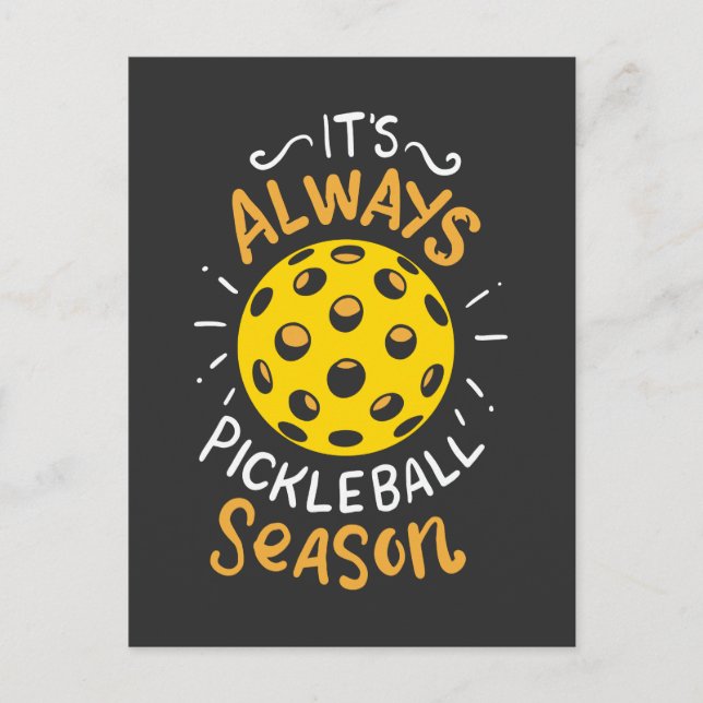 Funny Pickleball Postcard (Front)