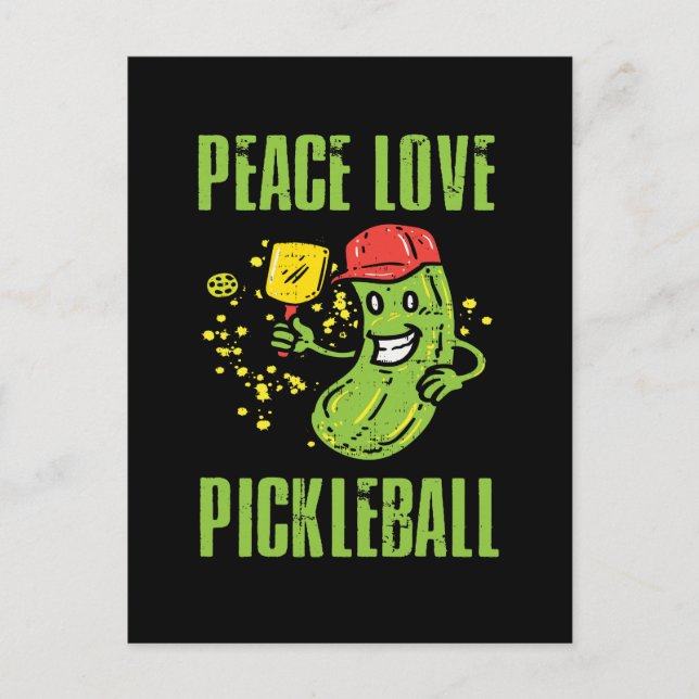 Funny Pickleball Postcard (Front)