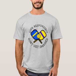 Funny Pickleball Pun   Don't Get Smashed  T-Shirt