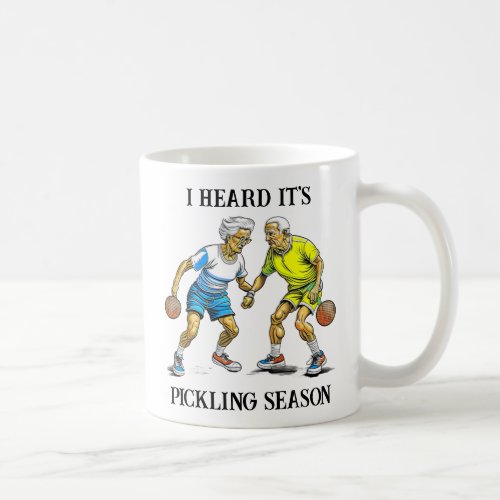 Funny Pickleball Pun  Pickling Season Coffee Mug