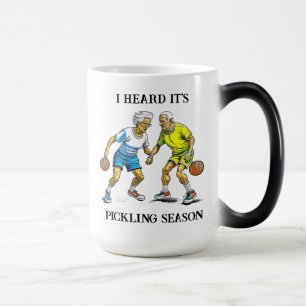 Funny Pickleball Pun   Pickling Season Color Morph Mug