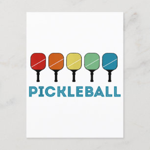 Funny Pickleball Retro Vintage Enclosure Card