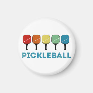 Funny Pickleball Retro Vintage Magnet