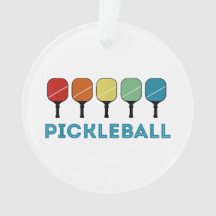 Funny Pickleball Retro Vintage Ornament
