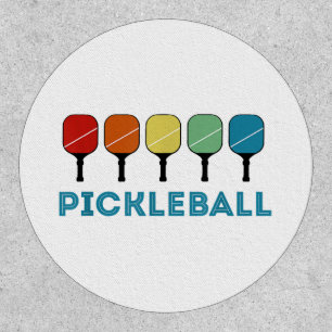 Funny Pickleball Retro Vintage  Patch