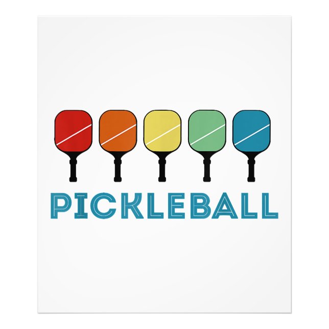 Funny Pickleball Retro Vintage  Photo Print (Front)