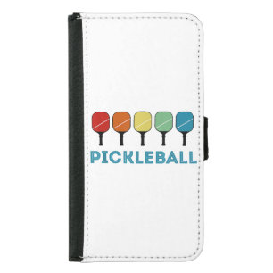 Funny Pickleball Retro Vintage Samsung Galaxy S5 Wallet Case