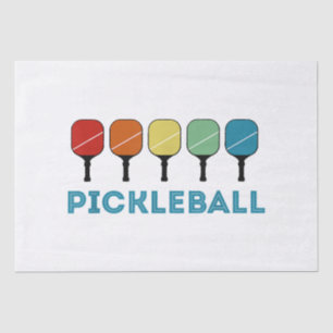 Funny Pickleball Retro Vintage Tissue Paper
