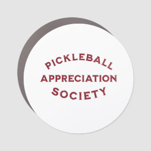 Funny Pickleball Saying Car Magnet