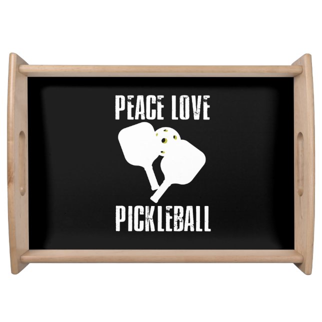 Funny Pickleball Serving Tray (Front)