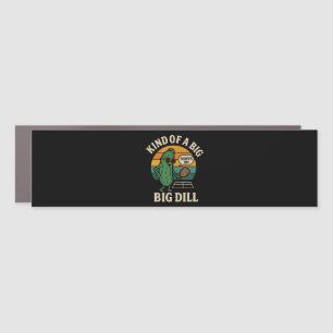 Funny Pickleball Social Club Big Dill Car Magnet
