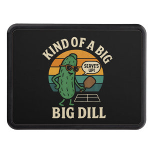 Funny Pickleball Social Club Big Dill Hitch Cover