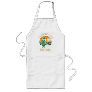 Funny Pickleball Social Club Big Dill Long Apron