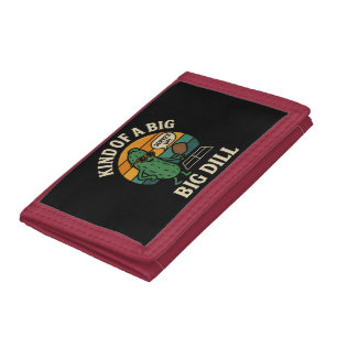 Funny Pickleball Social Club Big Dill Tri-fold Wallet