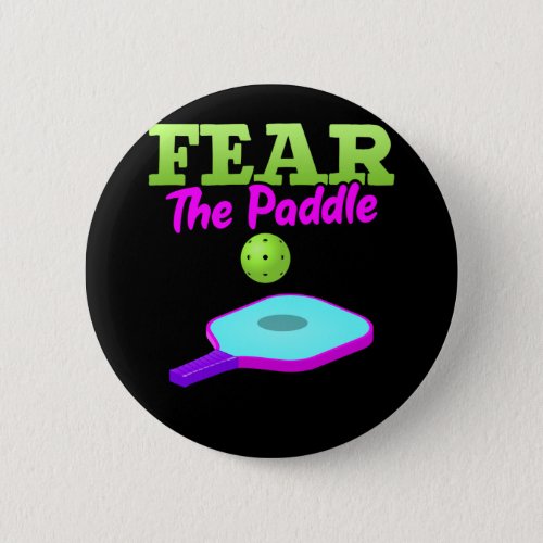 Funny Pickleball Sport Lover Paddle Button