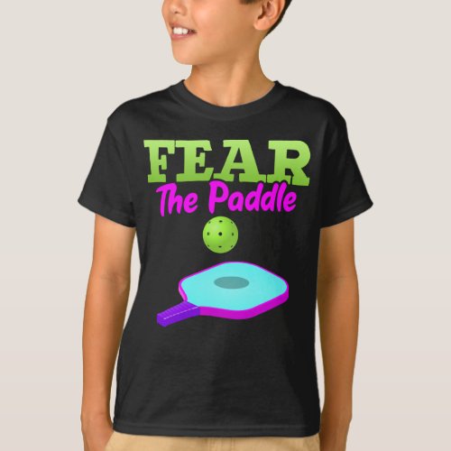 Funny Pickleball Sport Lover Paddle T_Shirt