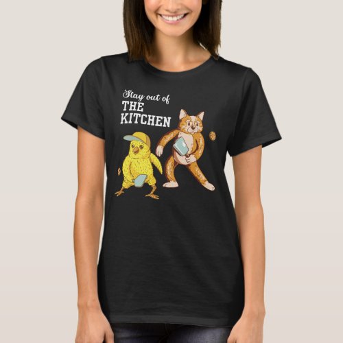 FUNNY PICKLEBALL STAY OUT OF THE KITCHEN T_Shirt