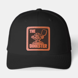 Funny Pickleball THE DINKSTER Leather Patch Hat