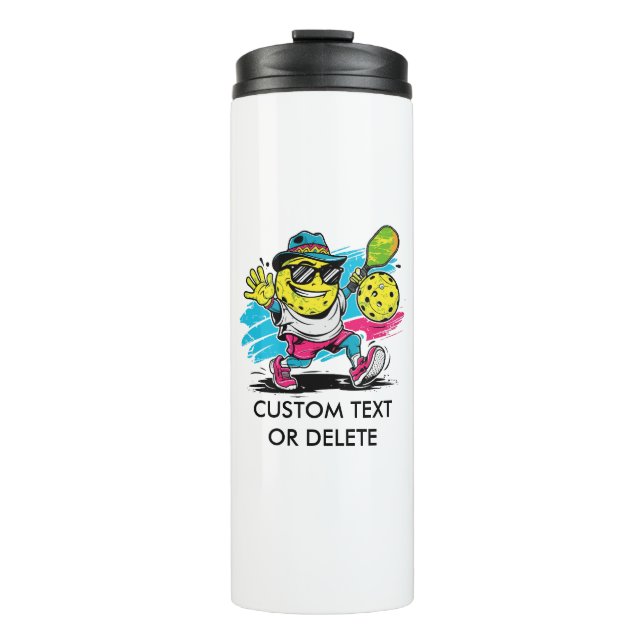 funny pickleball thermal tumbler (Front)
