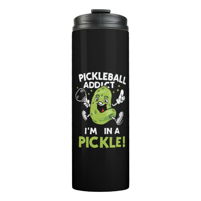 Funny-Pickleball Thermal Tumbler (Front)