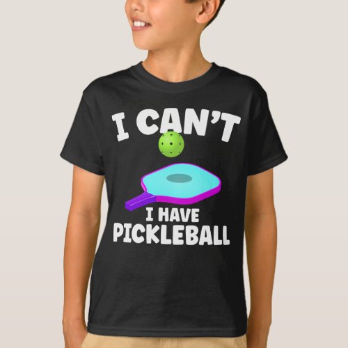 Funny Pickleball Training Joke Pickleball Player T_Shirt
