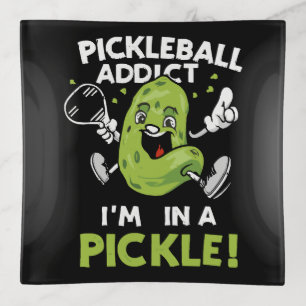 Funny-Pickleball Trinket Tray