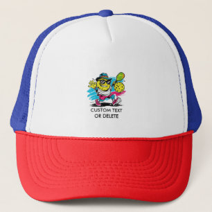 funny pickleball trucker hat