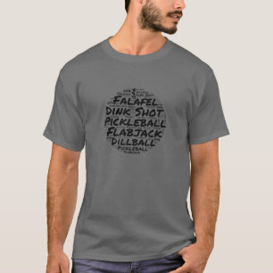 Funny Pickleball Unisex For Doubles Teams Tourname T-Shirt