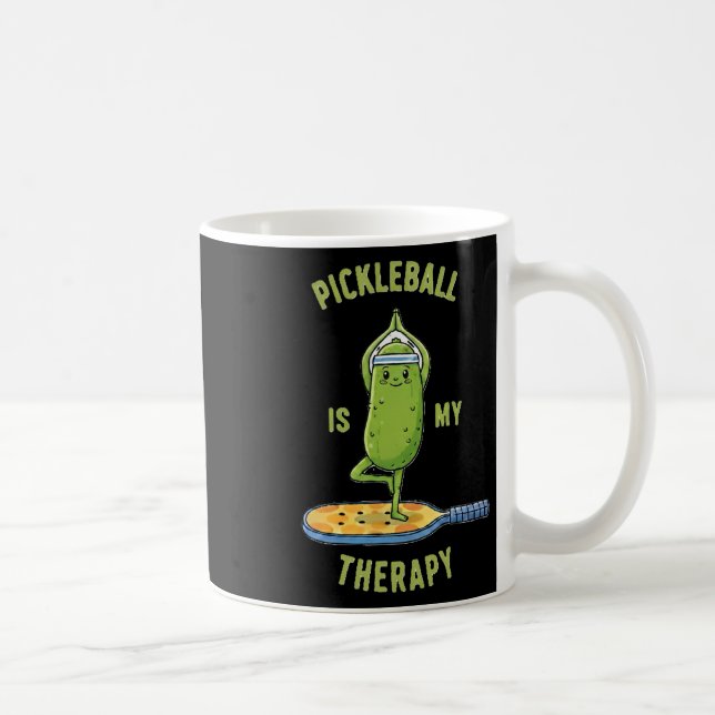 Funny Picklell Is My Therapy Paddle Tee  Coffee Mug (Right)