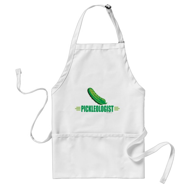 Funny Pickles Adult Apron (Front)
