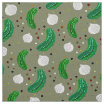 Funny Pickles Gherkins & Pickled Onion Pattern