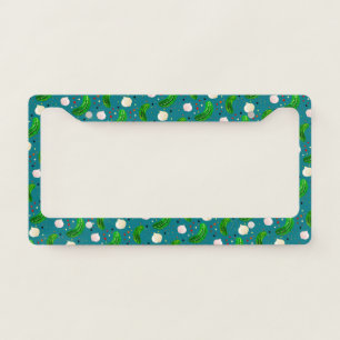 Funny Pickles Gherkins & Pickled Onion Pattern License Plate Frame