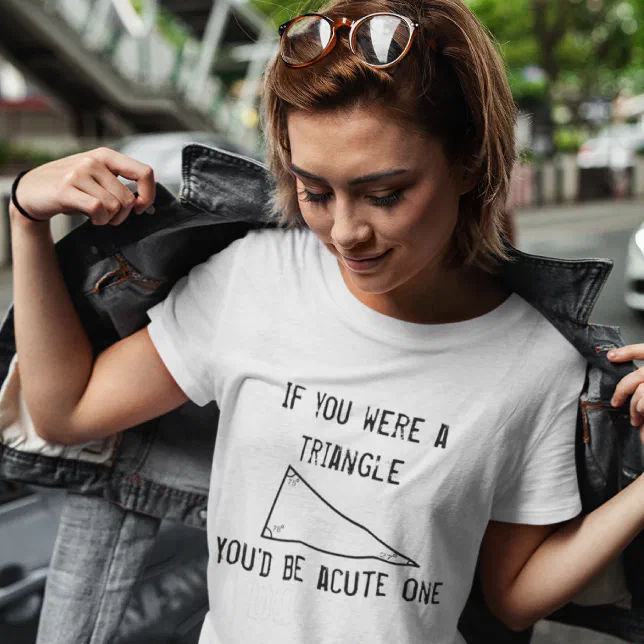 peks club  triangle tee (ロンT) Funny Pickup Line: Triangle T-Shirt | Zazzle