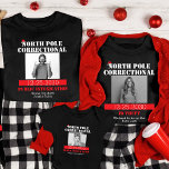 Funny Picture Matching Family Christmas Pajama T-Shirt<br><div class="desc">Get ready to spread some holiday cheer with our Men's Funny Picture Matching Family Christmas Pajama T-Shirt. Featuring a playful "North Pole Correctional" design, this shirt adds a humorous twist to your Christmas celebrations. Perfect for coordinating with your family's holiday outfits, it’s a fun way to bring everyone together for...</div>
