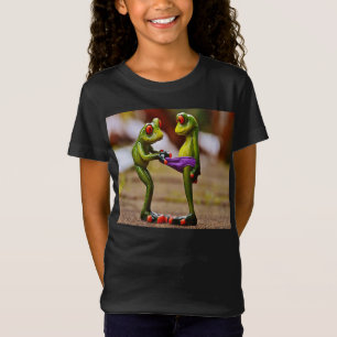 Funny picture of a frog looking down underwear T-Shirt