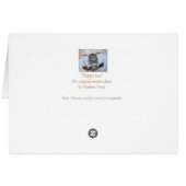 funny picture of akita smiling cute dog (Back Horizontal)