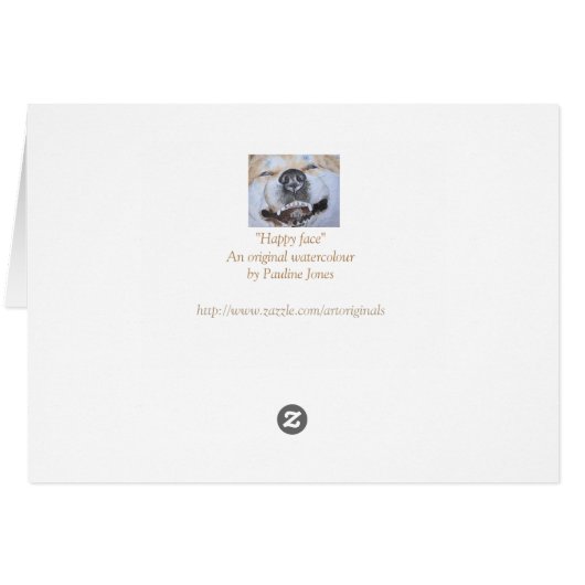 funny picture of akita smiling cute dog (Back Horizontal)