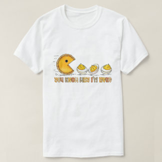 Funny Pie And Deviled Eggs Thanksgiving Art T-Shirt
