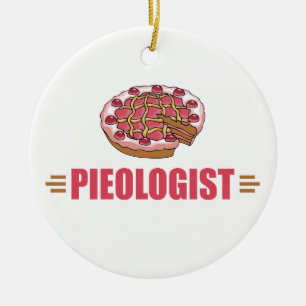 Funny Pie Ceramic Ornament