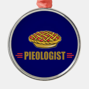 Funny Pie Metal Ornament