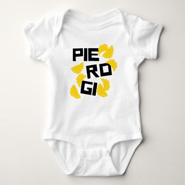 Funny Pierogi Baby Bodysuit (Front)