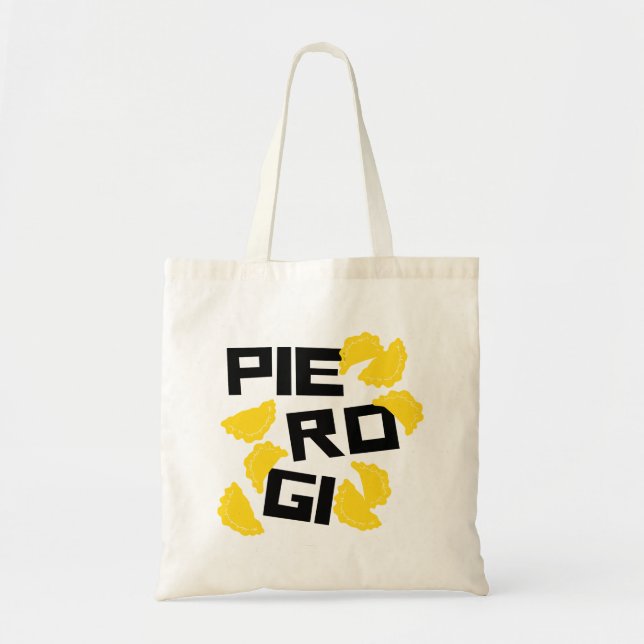 Funny Pierogi Tote Bag (Front)